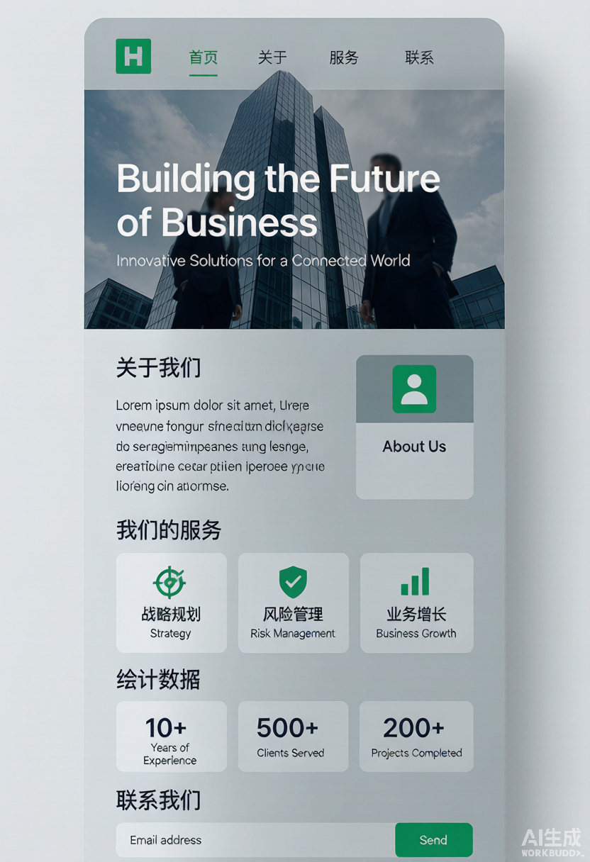 企业官网与定制系统示例